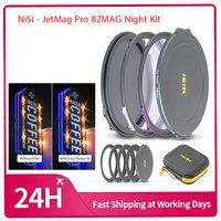 NiSi - JetMag Pro 82MAG Night Kit, Magnetic Lens Filter Kit with Natural Night and 4-Point (4X) Cross Screen Filters
