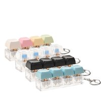 1pc Keyboard Key Toy Button Keycap Fidget Keychain Keyboard Clicker Mechanical Key Toy Relief Keyboard Fidget Clicker