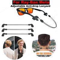 1/3Pcs Adjustable Anti-drop Lanyard for Ray-Ban Meta Wayfarer/Skyler/Headliner Smart Glasses Multiple Scene Straps Accessories