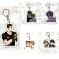 Popular Comic and Animation Peripherals Joo Jaekyung Kim Dan Couple Acrylic Keychain Creative Pendant Jewelry Accessories Gift