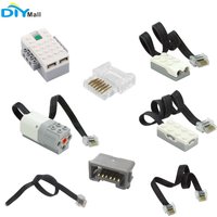 MOC Power Functions Parts with M Motor Blocks for Building Electric Toys for Kids