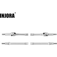 INJORA Stainless Steel U-joint Axle Shafts for 1/30 Axial SCX30