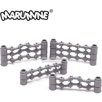 MARUMINE 300PCS Military Themed Fence Wire Mesh MOC Building Blocks Tactical STEM Army Creative Play Set DIY Bricks Accessories