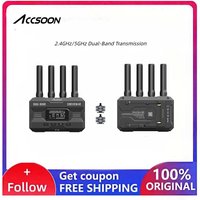 ACCSOON CineView HE 1TX to 4RX 350M Transmission HDMI In Out Loop Out for Filmmaking Live Broadcast