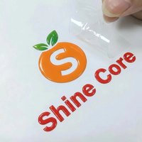 50pcs Stickers Personalized Design Custom Sticker Logo Transfer Sticker 3D UV DTF Wedding Labels Waterproof Company Brand Name