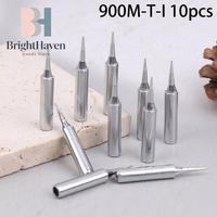 10Pcs 900M-T-I Soldering Replaceent Solder Iron Tips Station Tool Iron Tips Solder Tips Soldering Tips Solder Iron Tips BH
