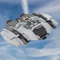 Cylon Raider MOC Building Block Toy Spaceship Models Educational Creative Gift for Boys And Girls