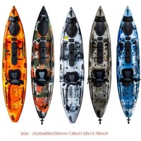 Airo Customized Color Lightweight Durable Sit-On-Top Fishing Kayak with 1 Person Capacity Offshore Waters 3-Year Warranty