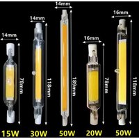 PaaMaa R7S LED COB Glass Tube 78mm 189mm 118mm J78 J118 High Power COB Light Bulb AC 110V 220V Home Replace Halogen Lamp
