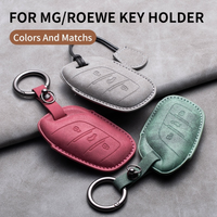 Car Key Case Cover For MG4 2023 Mg6 Ev MG HS MG5 For Roewe RX3 RX5 I6 I5 Car Key Shell Keychain Protector Interior Accessories