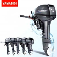 High Quality 2.5HP 5HP 15HP 30HP 40HP 60HP 2 Stroke Four Stroke Motor Outboard Boat Engine Outboard Rubber Boat Flush Hookups