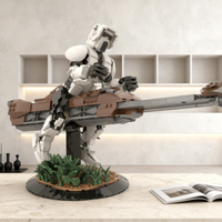 996pcs MOC Scout Trooper Buildable Figure Star Battle UCS Model Building Blocks Toy Construction Christmas Gifts Creative Idea