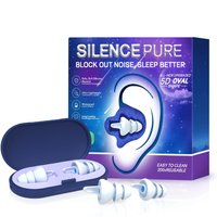 New Soundproof Noise Reduction Ear Plugs Sleep Professional Silicone Ears Earplug Anti-Noise Soft Sponge Sleeping Earplug