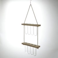 Wall Hanging Plant Vase Clear Planter Vase Terrarium Container Pot for Indoor Plants Office Indoor