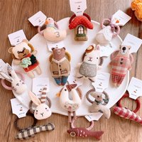 New Fabric Cartoon Animal Hair Ties for Girls Cute Elastic No Damage Ponytail Holders Baby Toddler Hair Ropes Hair Accessories