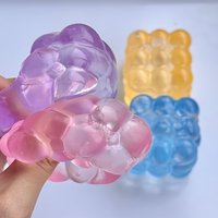 Bright Soft Colored Cubic Maltose Squishy Fidget Toy Fun Squeeze Anti-Stress Calming Sensory Decompression Plaything