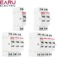 1P 2P 3P 4P 40A 63A MTS Dual Power Manual Transfer Interlock Circuit Breaker Din Rail Isolating Disconnect Switch