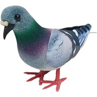 Miniatures Bird Figurines Art Crafts Foam Small Pigeon Artificial Imitation Handmade Beautiful Handcrafts Cute Home Decoration