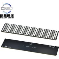 WS2812 built-in 256-bit full color drive lights 8*32 5050 LED light board RGB development board verification