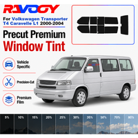 Kit de teinte de fenêtre prédécoupée de qualité supérieure, pour Volkswagen Transporter T4 Caravelle L1 2000-2004, ensemble complet de film solaire nano-céramique pour voiture