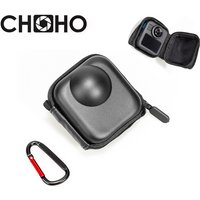 For Gopro Max 2 Max2 Accessories Case Protective Housing Mini Bag PU Collection Portable Travel Waterproof Half Zip + Lock