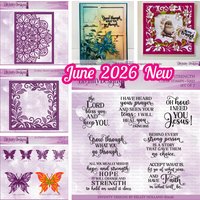 Mandala Pattern Floral Frame Background June 2026 New Metal Cutting Dies Stamps for DIY Handmade Scrapbooking Calendar Diary