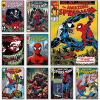 Marvel Spider Man No Way Home Poster Superhero Venom Classical Comics Avengers Print Diamond Painting Home Kids Bedroom Decor