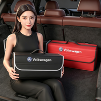 Car Tool Organizer Box Folding Storage Bag Toolbox Trunk Tire Valve For VW GTI Polo Golf Passat Tiguan Arteon Taigo Caddy Jetta