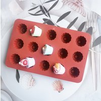 15-Cavity Canele Silicone Mold Nonstick Canneles Cake Pan Muffin Cupcake Baking Tray DIY Pudding Mousse Cake Decorating Tools