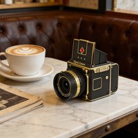 Portable Retro Digital Camera 4K 64MP Ultra Clear, 16X Zoom 2.0 Inch HD Screen Vintage CCD Camera Gift for Beginners Students