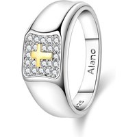 New Original 925 Sterling Silver Wide Cross Ring For Men's Fit Wedding Party Jewelry Gift