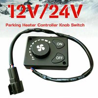 12/24V Parking Heater Knob Switch Universal For Cars Trucks Ships Air Diesel Heater Control LCD Knob Controller Switch