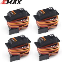 4set/lot EMAX ES09MD Dual-bearing Special Swash Metal Digital Servo For TREX Align 450 Helicopter(es08ma es08md es08a)
