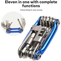 1Set 11 in 1 Bicycle Repair Tool Multifunction Bicycle Repair Set MTB Road Bike Repair Tools Kit Wrench Screwdriver Repair Tools