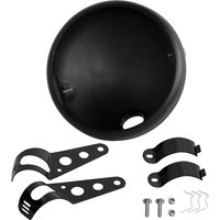 Universal Eimer Shell Leuchtturm 7 "7 ZOLL Motorrad Scheinwerfer Abdeckung Für LED Scheinwerfer Gehäuse Einstellbare Halterung