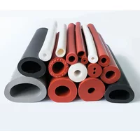 1/2/3M 3-85mm Silicone Hollow Tube Elastic Soft Foam Round Pipe Sleeve Distribution Cabinet Waterproof Dustproof Sealing Strip