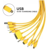 10 In 1 Multi-Function USB Phone Charging Cable Portable Multi-head Charging Cord For Samsung Nokia Phone Charger Universal Cord