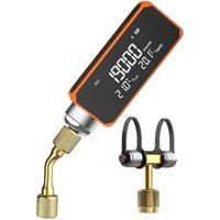 Mini Wireless Micron Meter 1 to 19,000 microns, Digital Vacuum Gauge for HVAC and Automotive 1/4