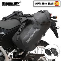 Rhinowalk 2 Pcs Motorcycle Saddle Side Pannier Bag 18L/28L/48L Waterproof Universal Motorbike Riding Luggage Storage Travel Bag image 4