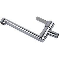 Stainless Steel Sink Tap with Rotating Feature Designed to Minimize Splashing While Maximizing Usability in Spaces