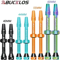 BUCKLOS Bicycle Tubeless Valve MTB Road Bike Presta Tire Valve Aluminum Alloy Mountain Gravel Cycling Valve Nipple Accessories