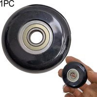 1/4Pcs Rowing Machine Seat Wheel With Bearing 8x43x11mm Nylon Roller Replacement For Fitness Equipment And Exercise Bikes