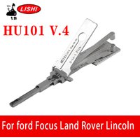 Oryginalny HU101 V.4 EXT do Forda/Land Rovera/Volvo/Lincolna, narzędzie Lishi 2-w-1 do otwierania/decodowania zamków Locksmtihs