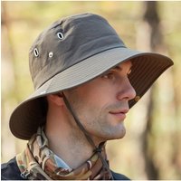 Wide Brim Sun Hat UPF50+ UV Protection with Waterproof Feature for Fishing Hiking Camping Outdoor Sun Bucket Hat Men Women