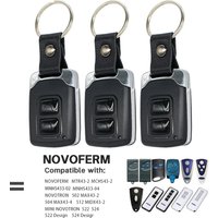NOVOFERM NOVOTRON 502 MAX43-2 504 MAX43-4 Garage Door Remote Control MAX43-4 512 522 524 MCHS43-2 Gate Opener 433MHz