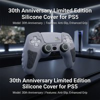 Limited Edition PS5 Controller Silicone Cover 30th Anniversary with Touch Screen Sticker PlayStation5 Controller Shell Accessory
