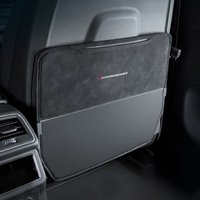 Suede Car Seat Back Protector Mat Prevent Dirty Anti Kick Pad For BMW M F10 F20 F30 E90 E46 E60 X1 X5 X3 X7 Auto Accessories
