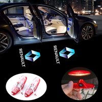 Suitable for Renault Megane / Koleos / Laguna / Talisman / Latitude, New Style 2-Pack Car Welcome Light Door Projector Logo Ligh