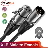 3Pin XLR Cable Male to Female Sound Cannon Microphone Cable for Mixer Amplifier Balanced Analog Audio Cord XLR Extension Cable image 4