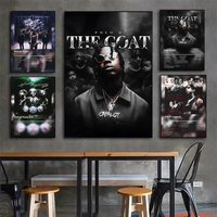 P-Polo G Rapper Singer Poster Home Living Bed Room Bar Hallway Sticky Wall Art Printing Aesthetic Decor